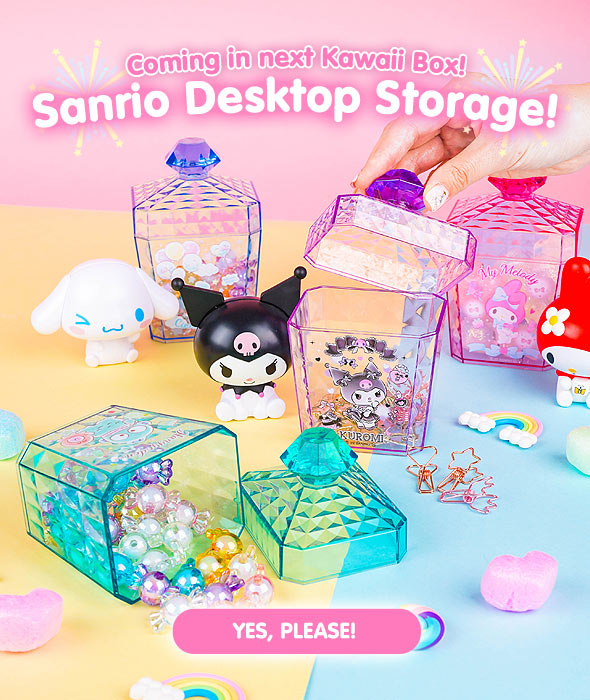 🌈 Your Kawaii Desk Needs This Sanrio Storage! 🦄 - Kawaii Box